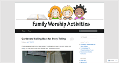 Desktop Screenshot of familyworshipactivities.com