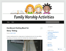 Tablet Screenshot of familyworshipactivities.com